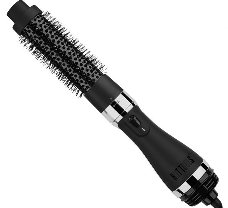 Black Gold One-Step Detachable Round Brush Dryer And Styler