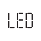 Digital LED heat settings