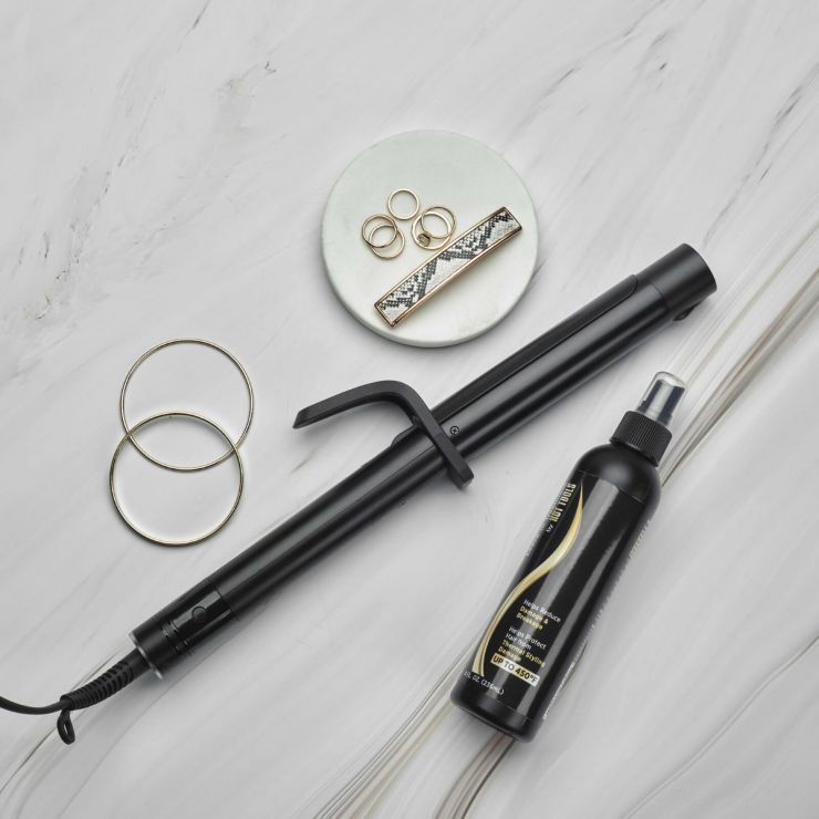 Black Gold 1 Digital Salon Curling Iron Hot Tools Professional
